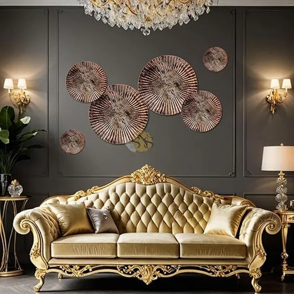 Copper_Antique_Luxury_Metal_Plates_Set_Of_6_Handcrafted_Wall_Sculpture_Wall_Art_For_Home_Decoration_|_Restaurant_|_Office_|_Hotel_(Copper_Antique)