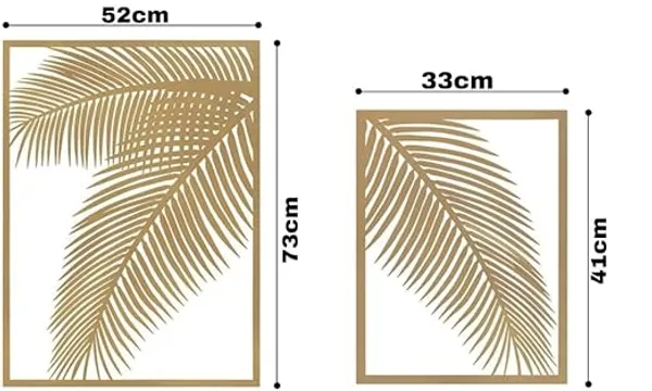 Golden_2_Pieces_Metal_Palm_Leaf_Wall_Decor_Home_Art_Set_|_Metal_Wall_Hanging_Art_Antique_Style_Wall_Decor_Restaurant_|_Hotel_|_Home_|_Bedroom_|_Living_Room_(Set_Of_2)_(Golden)