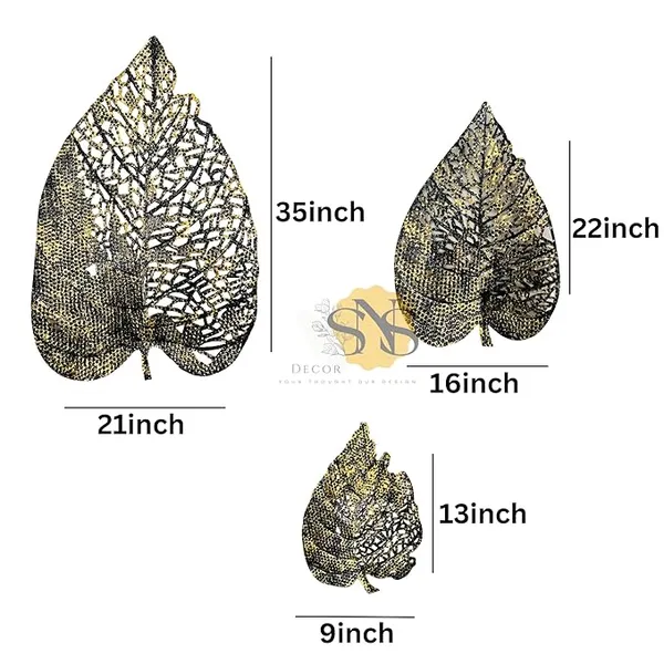 Black_&_Gold_Luxury_Metal_Abstract_Figures_Leaf_Wallart_Set_Of_3_Handcrafted_Wall_Sculpture_Wall_Art_Multicolor_For_Home_Decoration_(Color-_Black_&_Gold)
