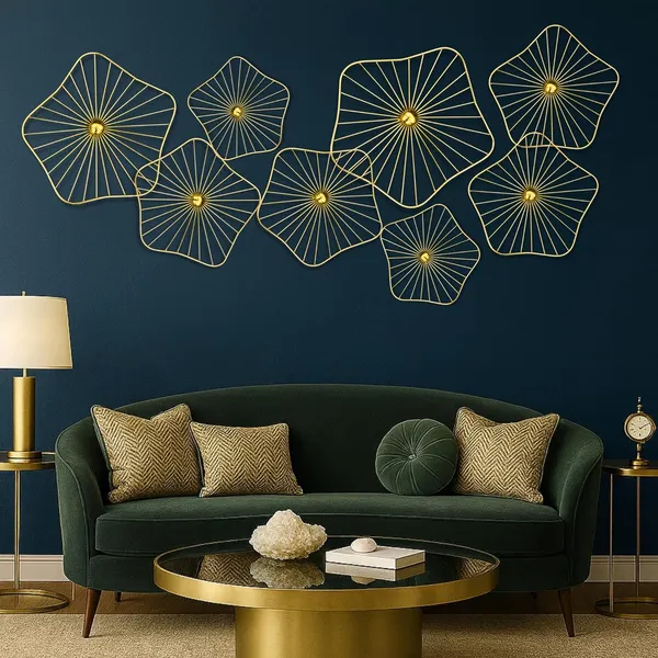 Electroplating_Gold_Metal_Blossom_Electroplated_Flower_Metal_Wall_Decor_|_Flower_Shape_Wall_Decor_|_Metal_Wall_Art_|_Ready_To_Hang_Wall_Decor_|_Modern_Handcrafted_Luxury_Metal_Wall_Decor_(Electroplating_Gold_Finish)