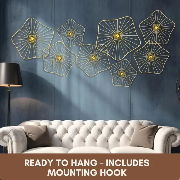Electroplating_Gold_Metal_Blossom_Electroplated_Flower_Metal_Wall_Decor_|_Flower_Shape_Wall_Decor_|_Metal_Wall_Art_|_Ready_To_Hang_Wall_Decor_|_Modern_Handcrafted_Luxury_Metal_Wall_Decor_(Electroplating_Gold_Finish)