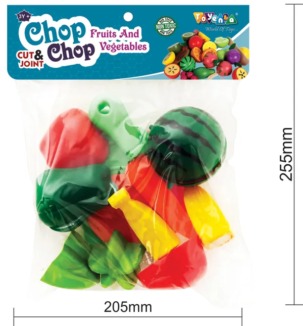 Poly_Propylene_5_Vegetables_With_Chopping_Plate,Knife,Serving_Plate_For_Kids