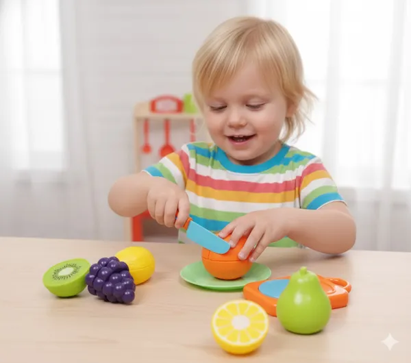 Poly_Propylene_5_Vegetables_With_Chopping_Plate,Knife,Serving_Plate_For_Kids