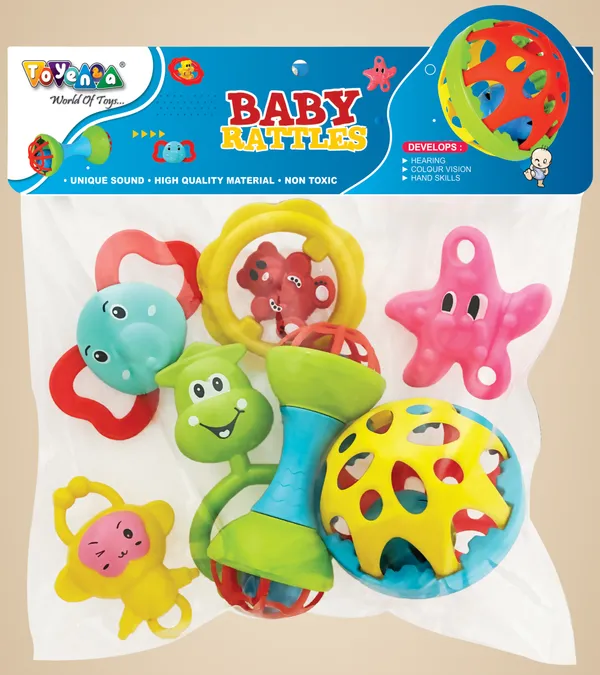 Abs_Plastic_New_7_Pcs_Rattle_Set_For_Kids