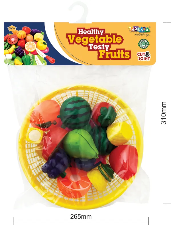 Poly_Propylene_8_Fruits_With_Basket,Chopping_Plate,Knife,Serving_Plate_For_Kids