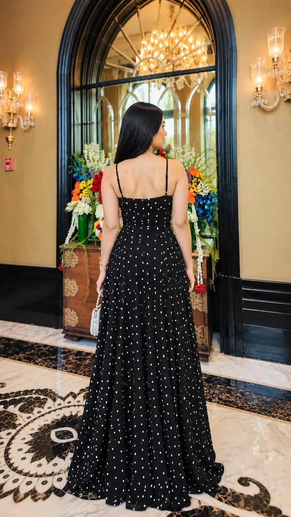 Black_&_White_Luxury_Noir_Polka_Dot_Maxi_Dress_for_Women