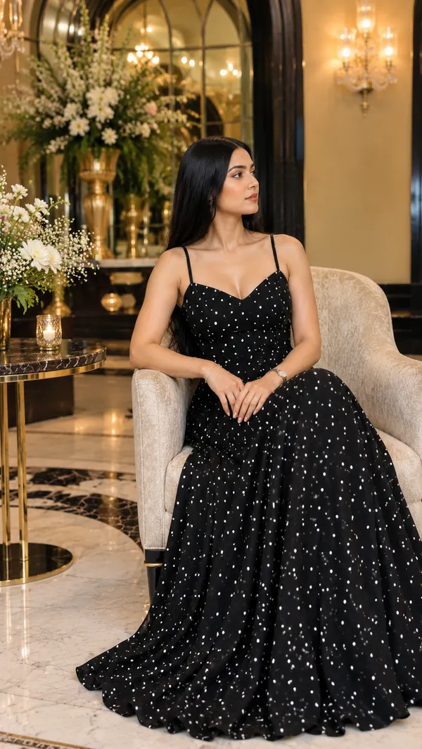 Black_&_White_Luxury_Noir_Polka_Dot_Maxi_Dress_for_Women