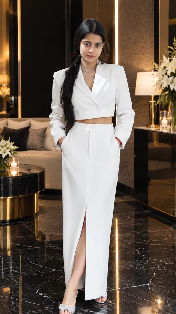 White_Women_Suit_Wrap_Buttock_Skirt_Peak_Lapel_Dressy_Business_Casual_Outfits