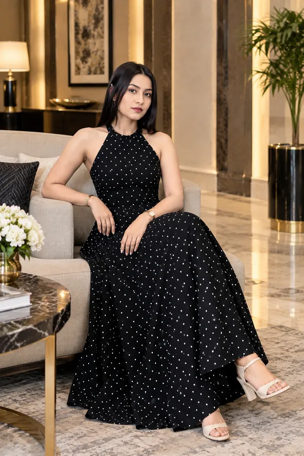 Black_Polka_Dot__Neck_Midi_Dress