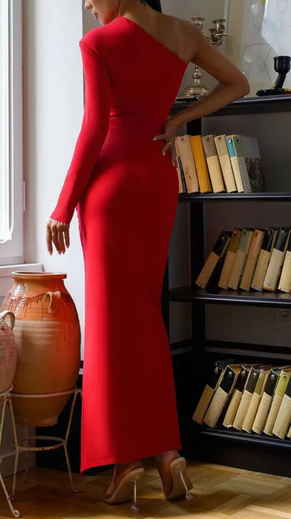 Bodycon_One_Shoulder_Maxi_Dress_red