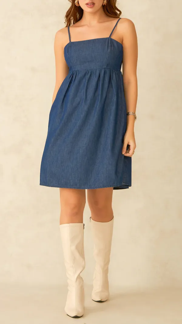 Eira_Denim_Smocking_Mini_Dress
