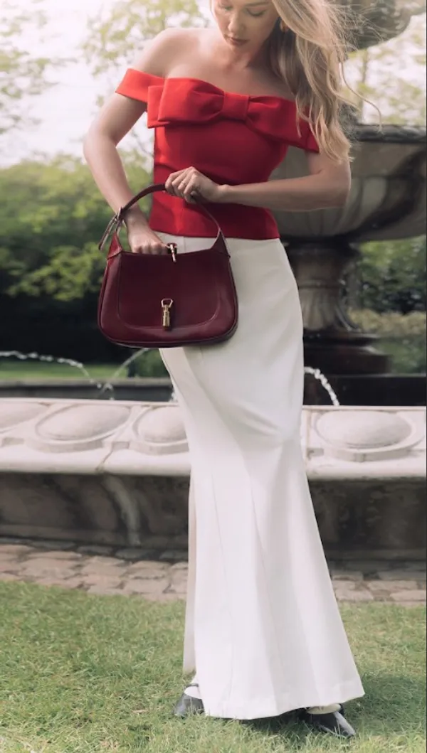 Red_And_White_Flared_Maxi_Skirt_&_Top_For_Women