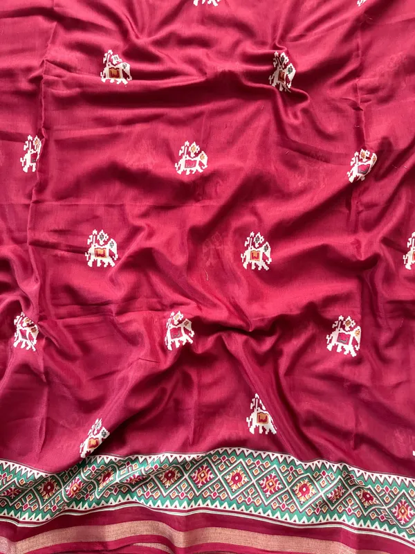 Pink_Presenting_New_Printed_With_Blouse_Mul_Mul_Cotton_Saree