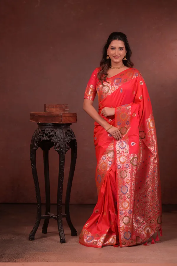 Pink_Premium_Soft_Silk_New_Takshashila_Paithani_Saree_Made_With_Smooth_And_Rich_Fabric_Saree