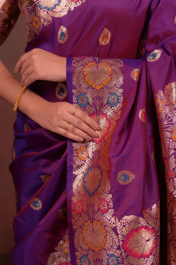 Purple_Premium_Soft_Silk_New_Takshashila_Paithani_Saree_Made_With_Smooth_And_Rich_Fabric_Saree
