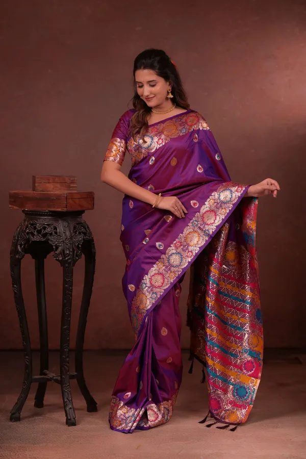 Purple_Premium_Soft_Silk_New_Takshashila_Paithani_Saree_Made_With_Smooth_And_Rich_Fabric_Saree