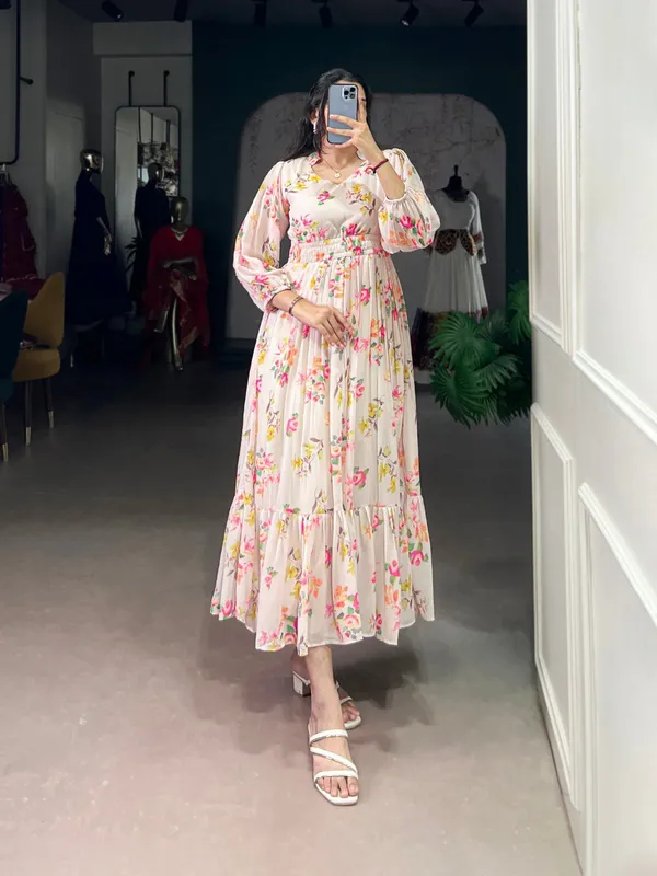 Cream_Blush_Bloom_Georgette_Ethnic_Collection_Frock_For_Women