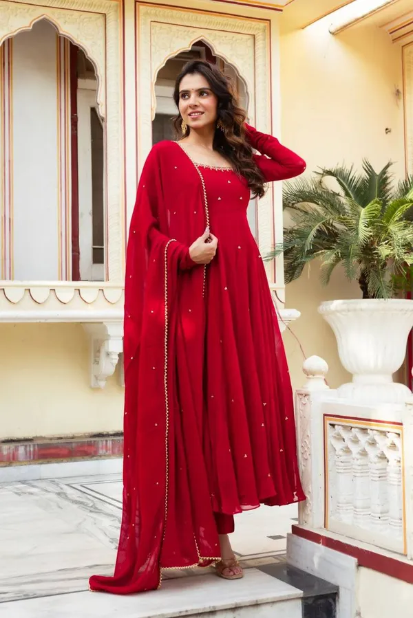 Red_Premium_Faux_Georgette_Handwork_Anarkali_Set_with_Dupatta