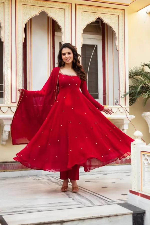 Red_Premium_Faux_Georgette_Handwork_Anarkali_Set_with_Dupatta