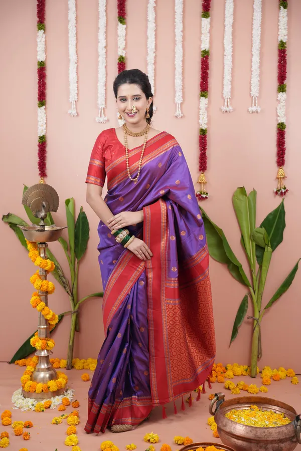 Purple_&_Red_Premium_Two_Tone_Soft_Silk_Narayan_Border_with_Rich_woven_contrast_Zari_Pallu_Saree