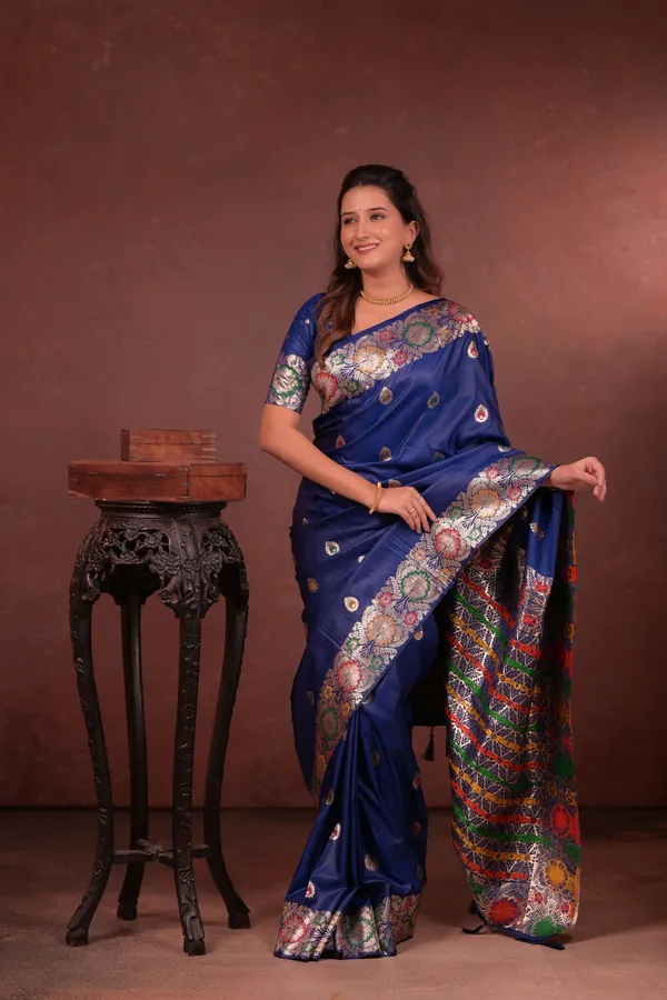 Blue_Premium_Soft_Silk_New_Takshashila_Paithani_Saree_Made_With_Smooth_And_Rich_Fabric_Saree