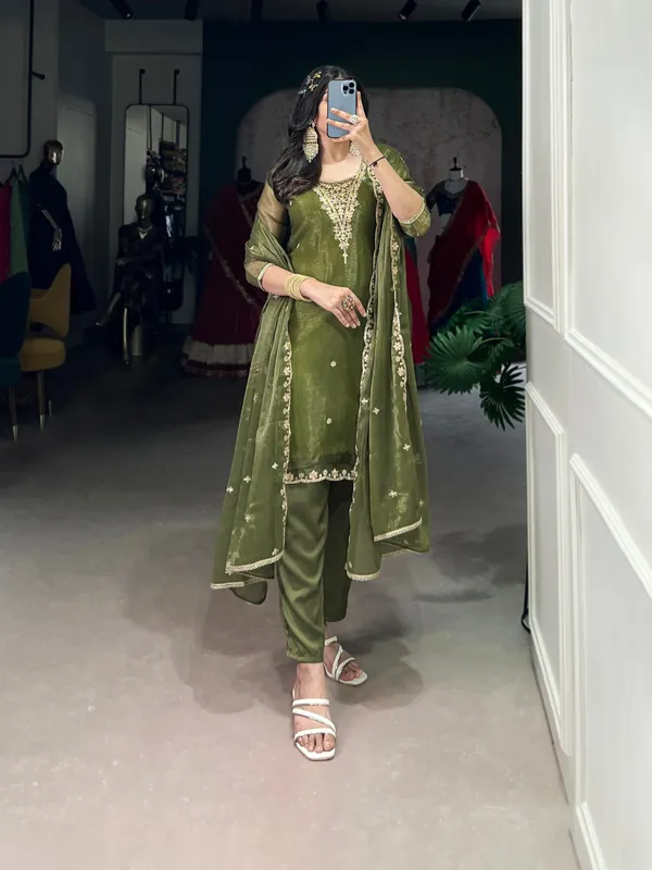 Olive_Gold_Coin_Collection_Ethnic_Dress_For_Women