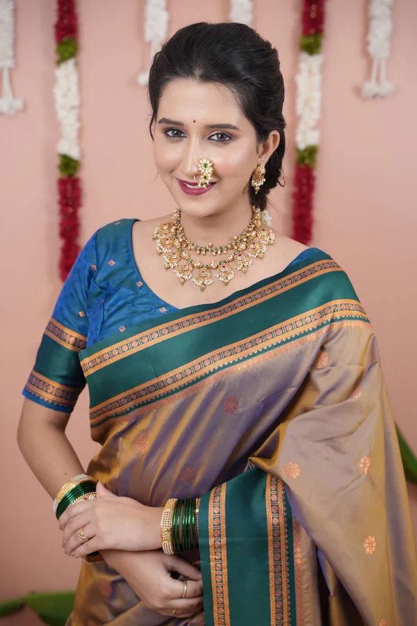 Brown_Premium_Two_Tone_Soft_Silk_Narayan_Border_with_Rich_woven_contrast_Zari_Pallu_Saree