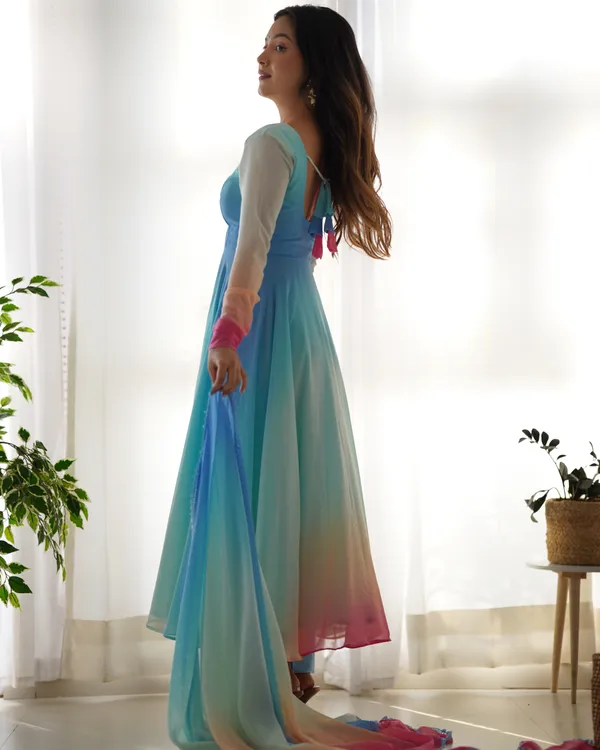 Multicolor_Ombre_Fox_Georgette_Fully_Flared_Anarkali_Suit_with_Dupatta_&_Pant
