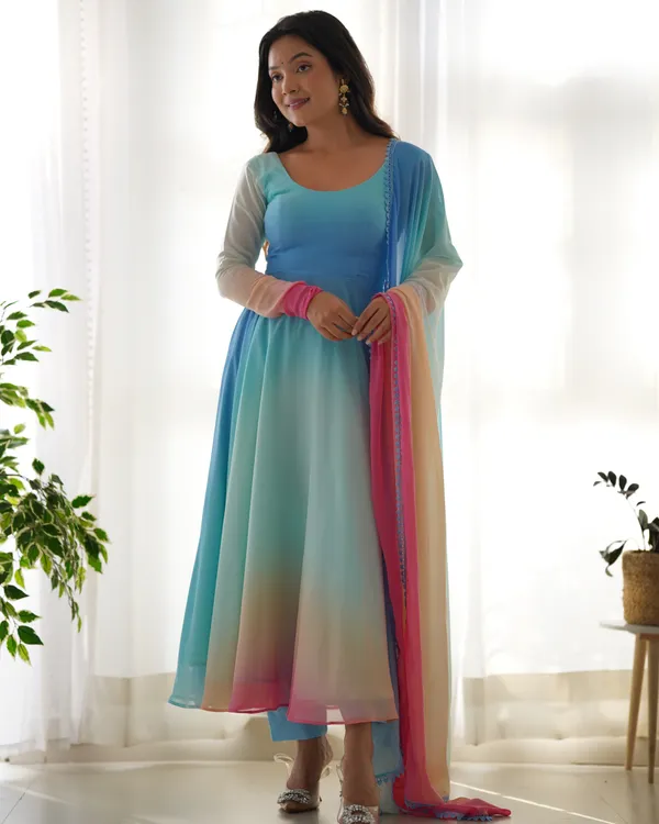Multicolor_Ombre_Fox_Georgette_Fully_Flared_Anarkali_Suit_with_Dupatta_&_Pant