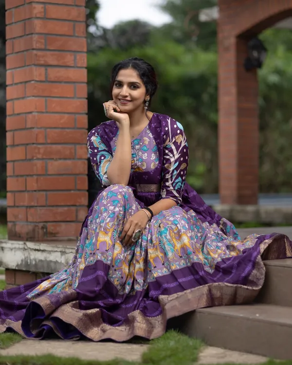 Purple_Latest_Trendy_Floral_Gowns_For_Festivals_And_Weddings