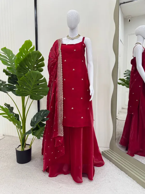 Red_Premium_Jimi_Choo_Thread–Sequence_Work_Suit_Set_|_Top,_Plazo_&_Dupatta_|_Ready_to_Wear