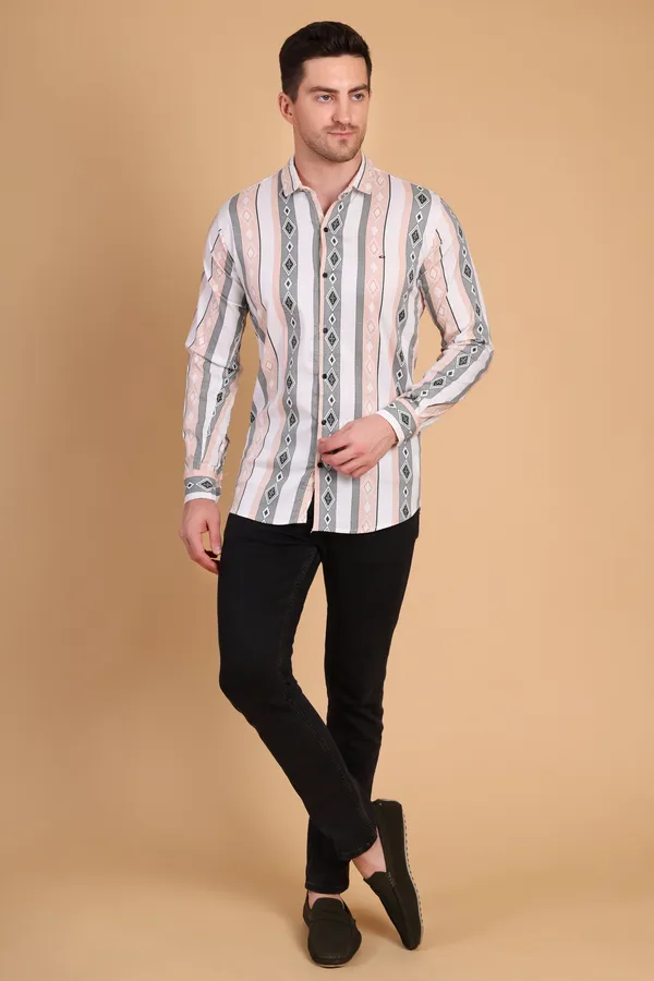 Orange_Cotton_Lycra__Medium_Shirt_For_Men
