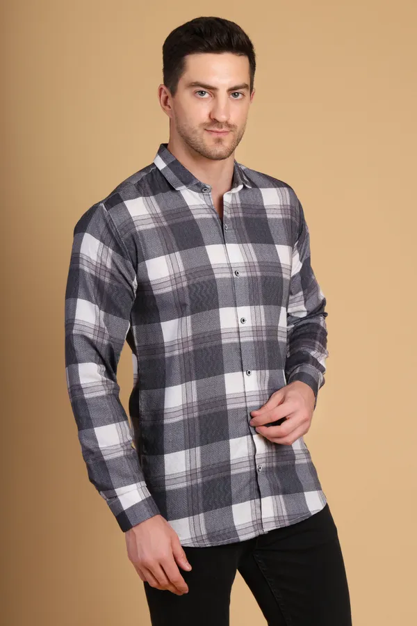 Bluish_Cyan_Cotton_Long_Shirt_For_Men