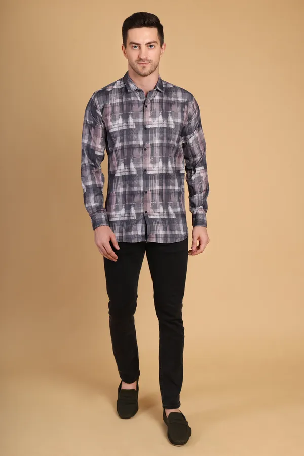 Gray_Cotton_Medium_Shirt_For_Men