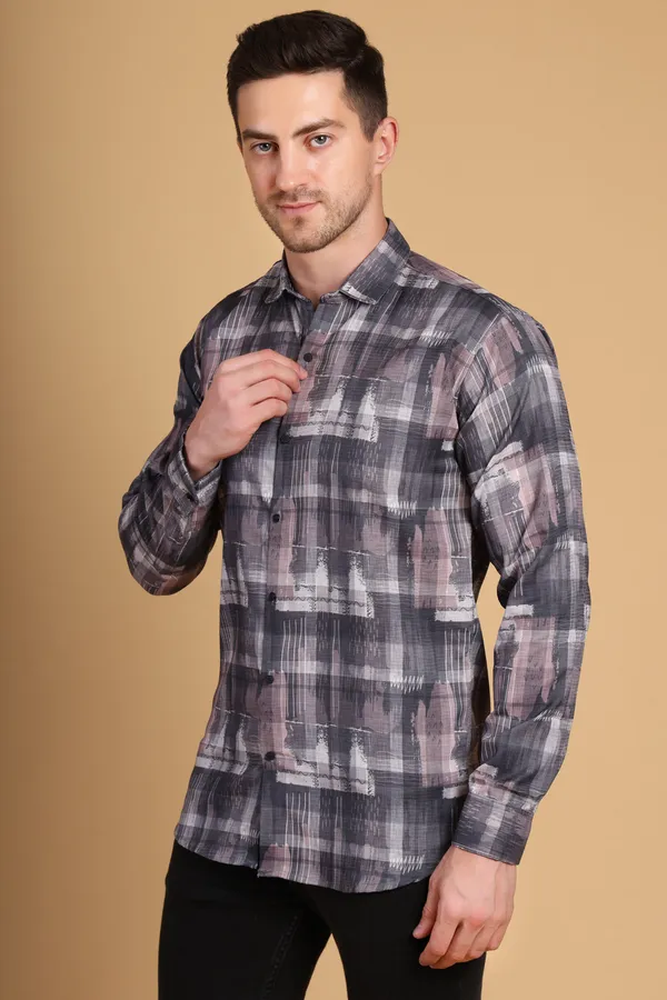 Gray_Cotton_Medium_Shirt_For_Men