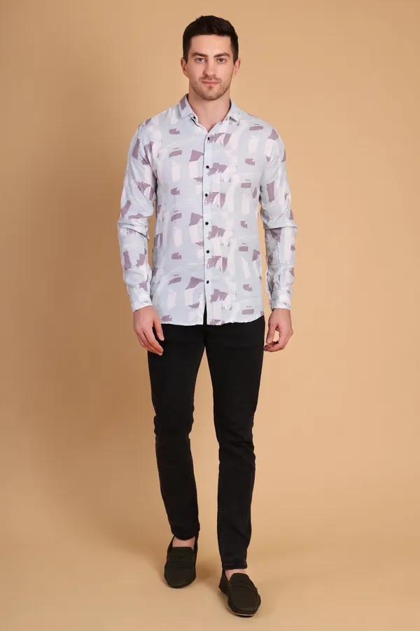 Green_Cotton_Long_Shirt_For_Men