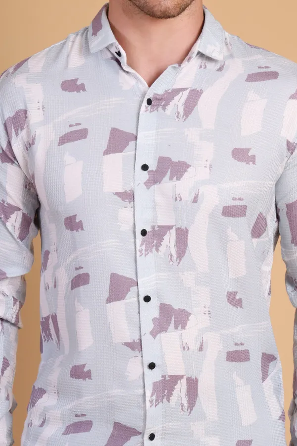Green_Cotton_Long_Shirt_For_Men