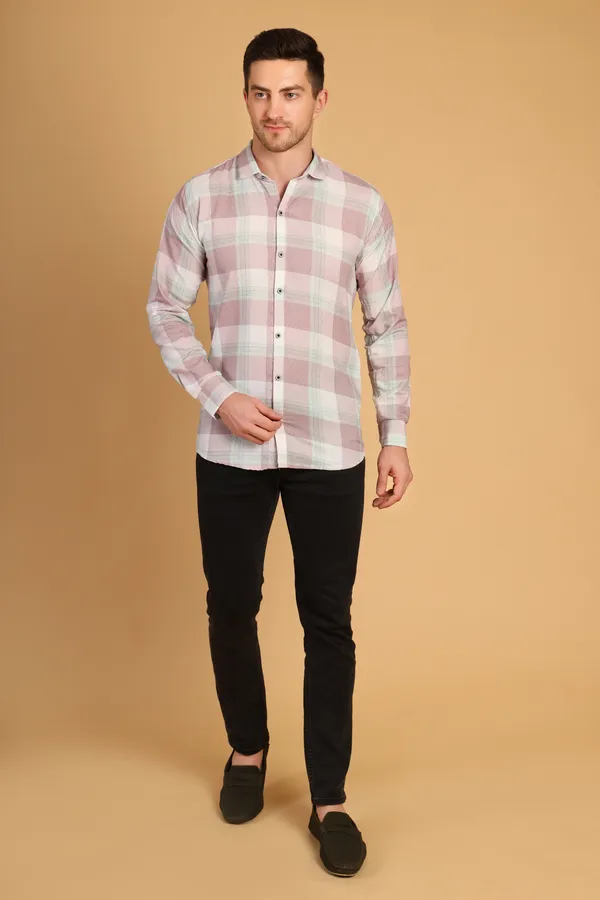 Maroon_Cotton_Long_Shirt_For_Men