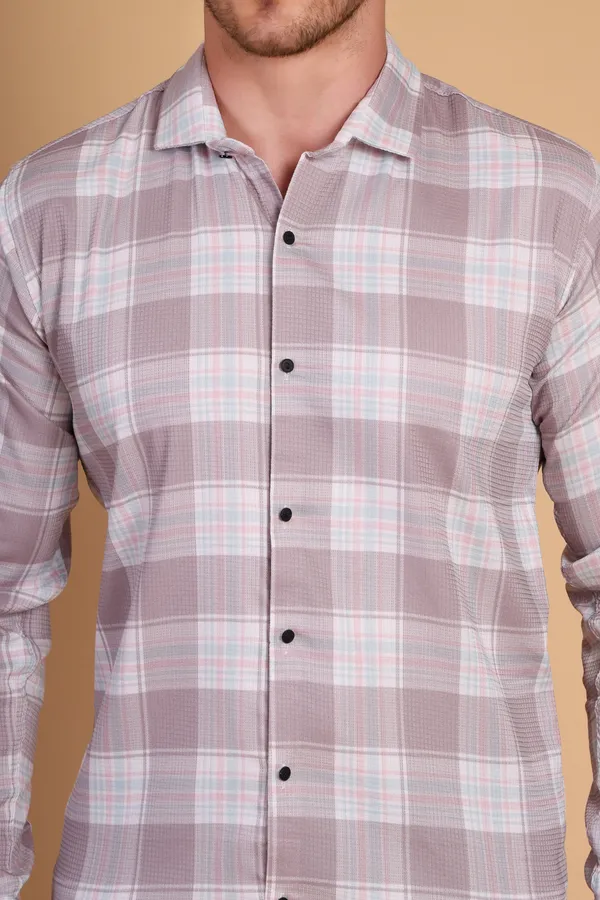 Lavender_Gray_Cotton_Long_Shirt_For_Men