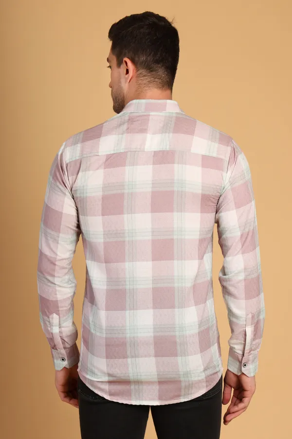 Maroon_Cotton_Long_Shirt_For_Men