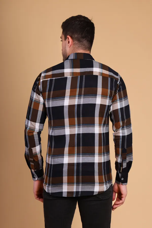 Gray_Cotton__Long_Shirt_For_Men