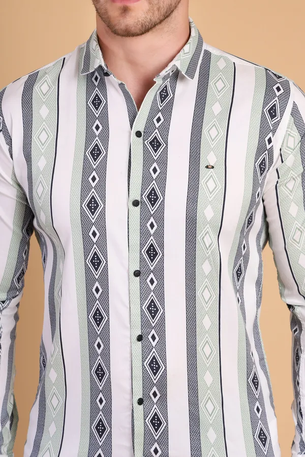 Green_Cotton_Lycra_Medium_Shirt_For_Men