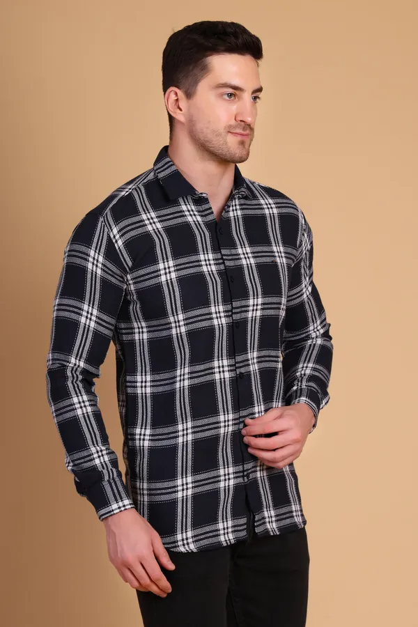 Navy_Blue_Cotton_Medium_Shirt_For_Men