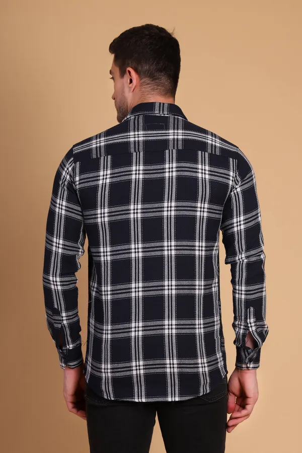 Navy_Blue_Cotton_Medium_Shirt_For_Men