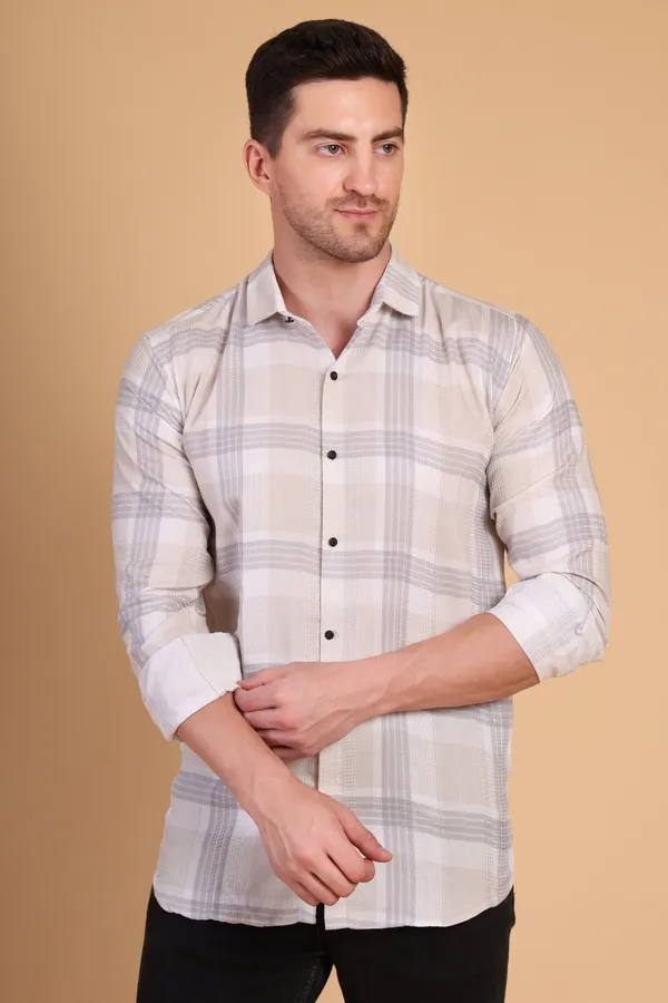 Blue_Cotton_Long_Shirt_For_Men