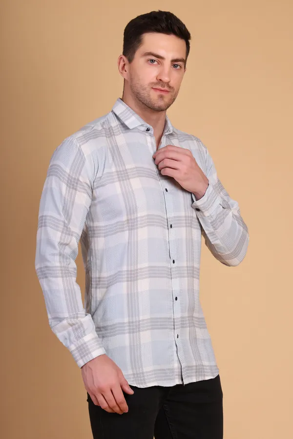 Blue_Cotton_Long_Shirt_For_Men