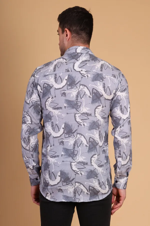 Blue_Cotton_Long_Shirt_For_Men