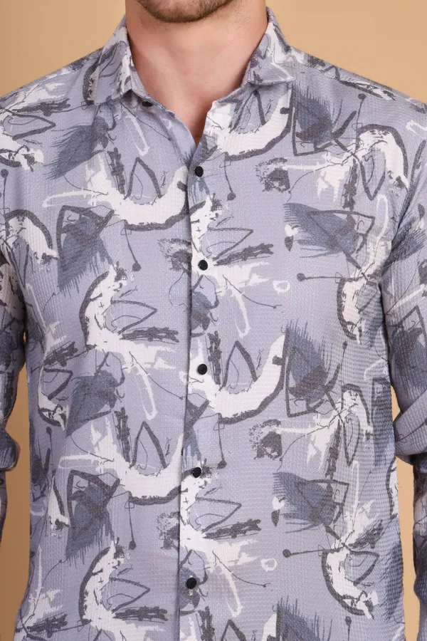 Blue_Cotton_Long_Shirt_For_Men