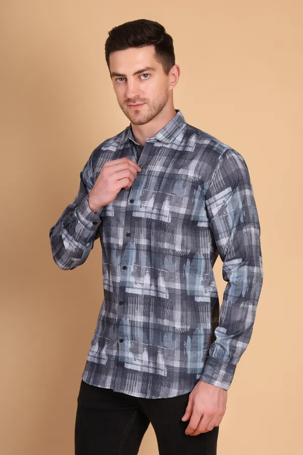 Blue_Cotton_Medium_Shirt_For_Men