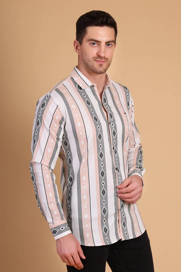 Orange_Cotton_Lycra__Medium_Shirt_For_Men